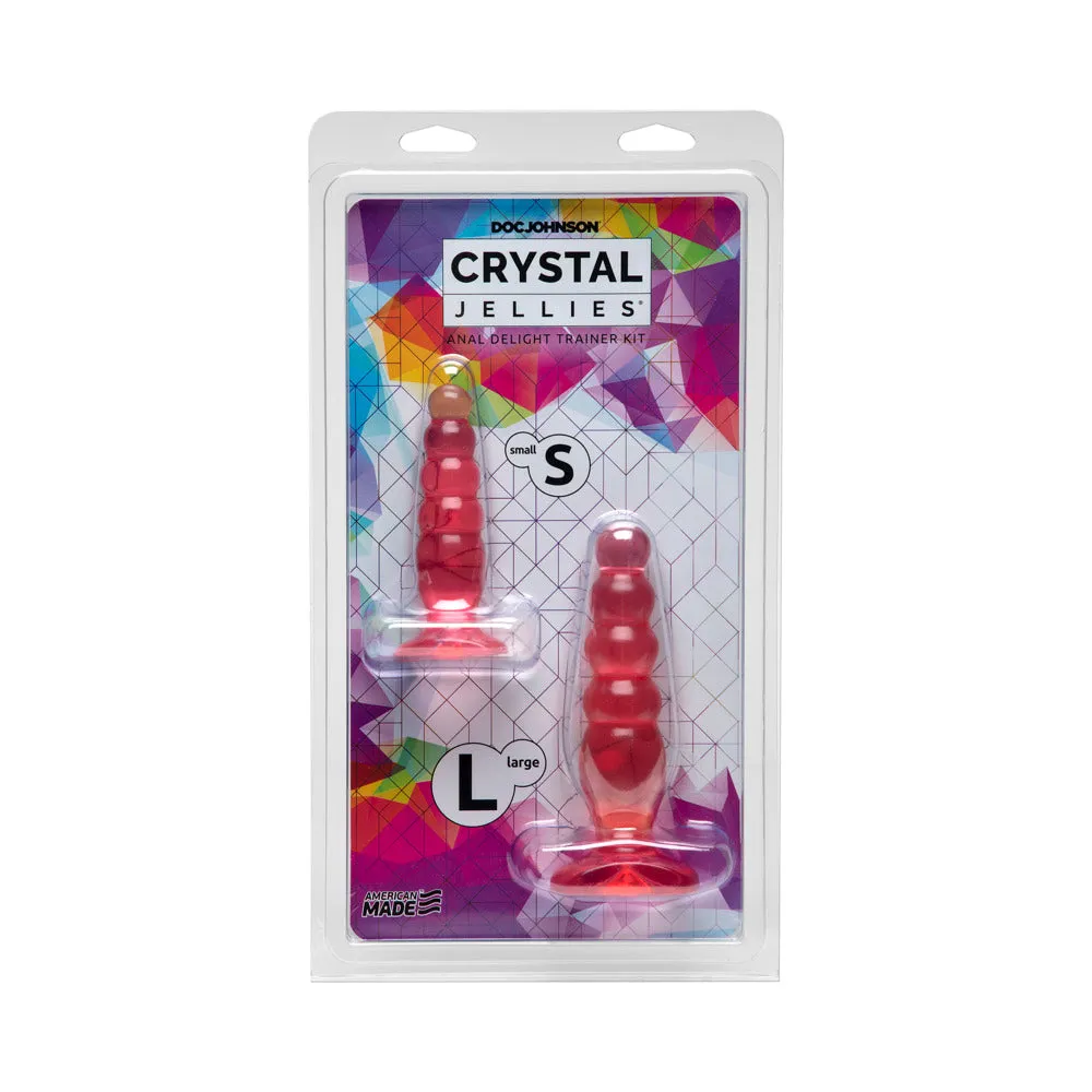 Crystal Jellies - Anal Delight Trainer Kit Pink