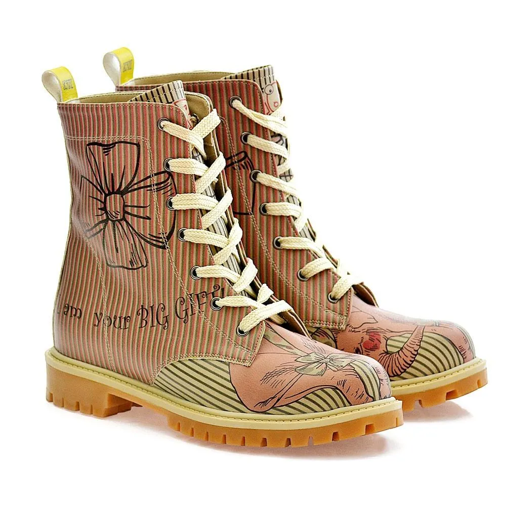 Cute Elephant Long Boots TMB1033