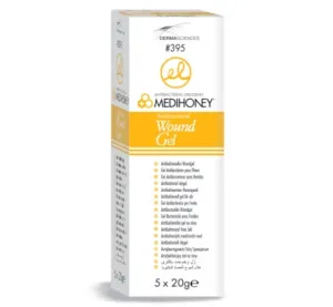 Derma Sciences 395 Medihoney Antibacterial Wound Gel, 20g Tube