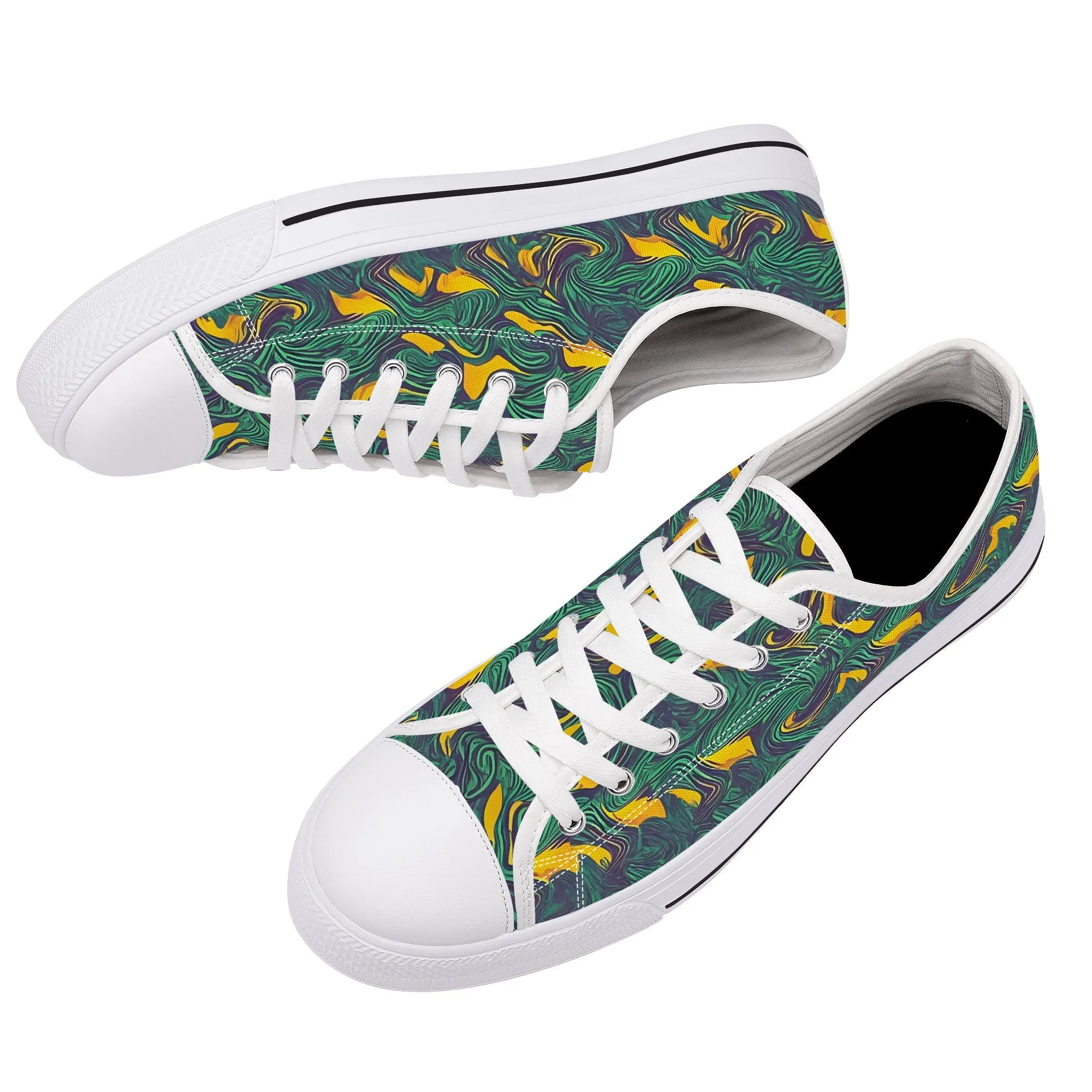 Designer Low Top Canvas Shoes - FXS X1