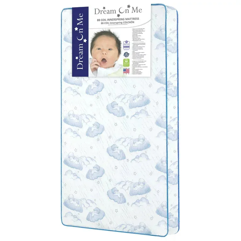 Dream on Me Twinkle Crib & Toddler Mattress