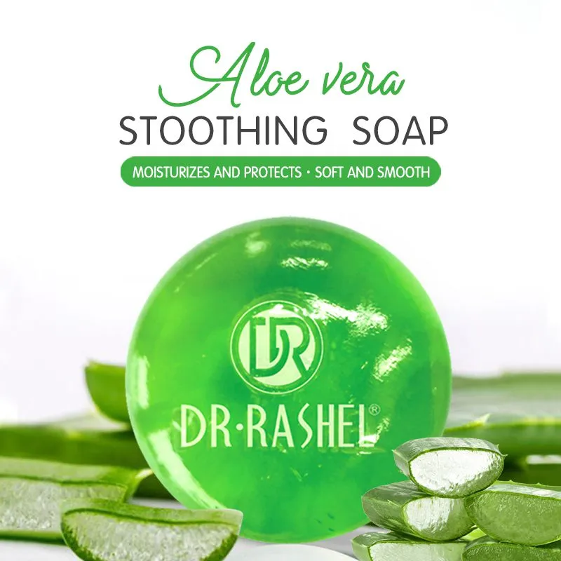 Dr.Rashel Aloe Vera Soothing Soap Skin Natural Moisturizes & Protects 100G Drl-1612