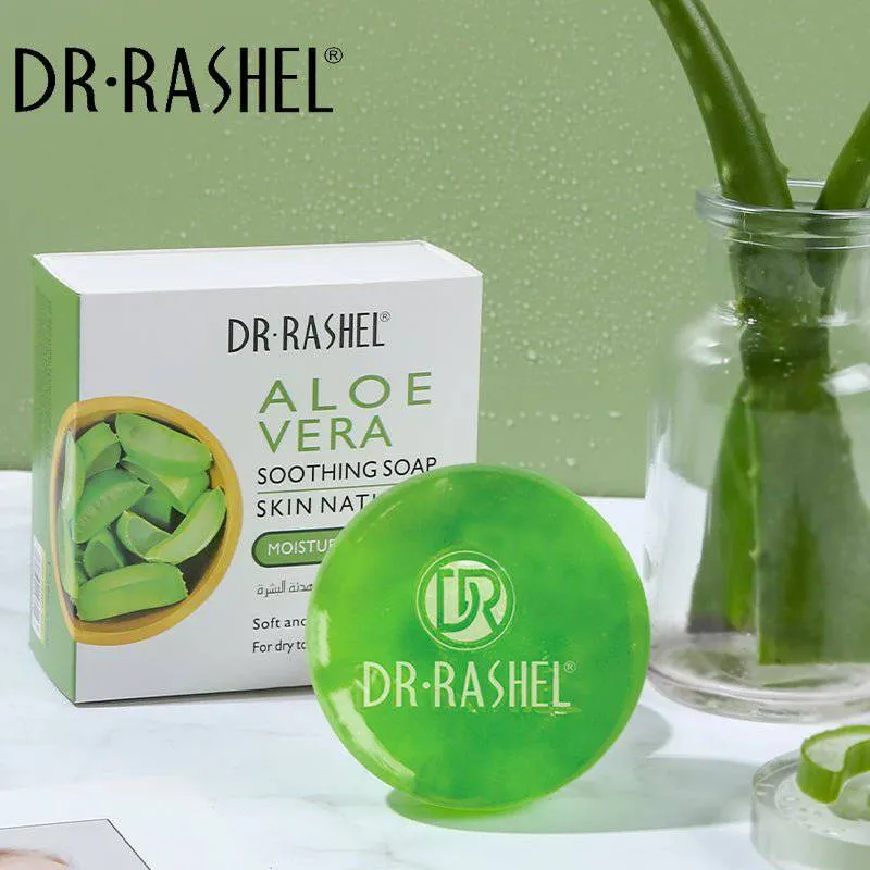 Dr.Rashel Aloe Vera Soothing Soap Skin Natural Moisturizes & Protects 100G Drl-1612