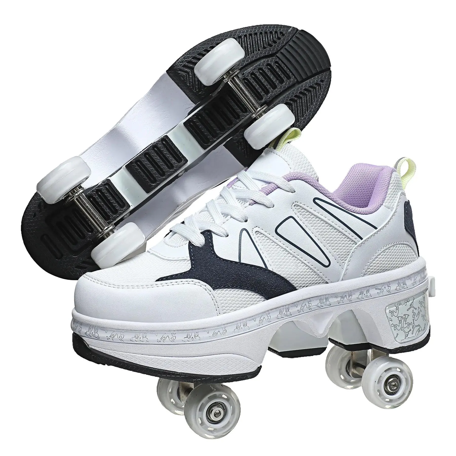 Dual-purpose Roller Skating Deformation Shoes