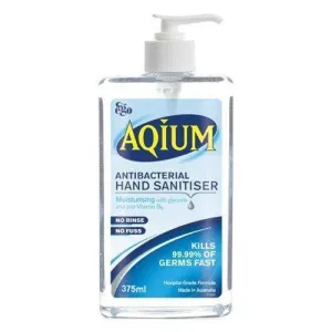 Ego Aqium Antibacterial Hand Sanitiser 375ml