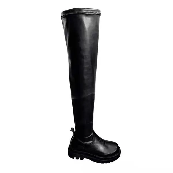 Fashion Long Boots Side Zipper Platform（HPSD166）