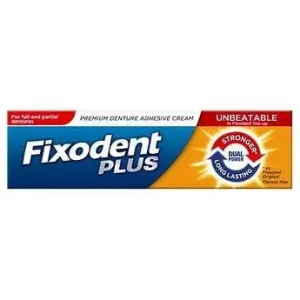 Fixodent Plus Dual Power Denture Adhesive 40g Cream