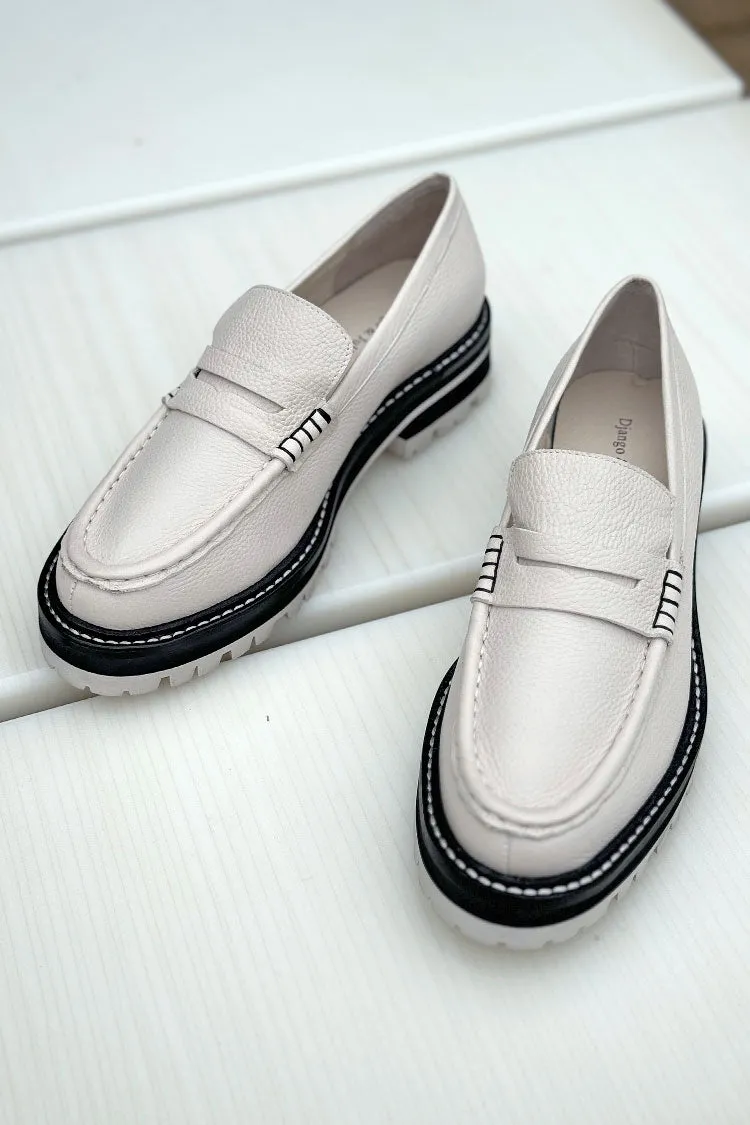 Flout Tumble Leather Loafer