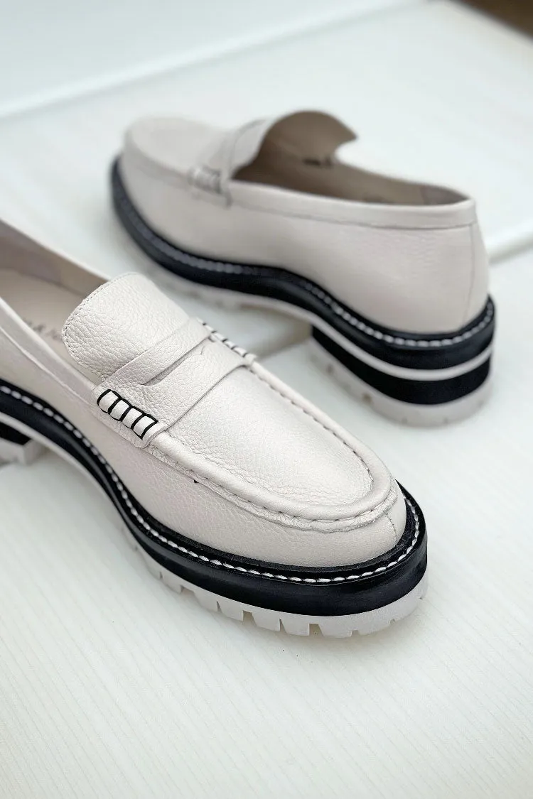 Flout Tumble Leather Loafer