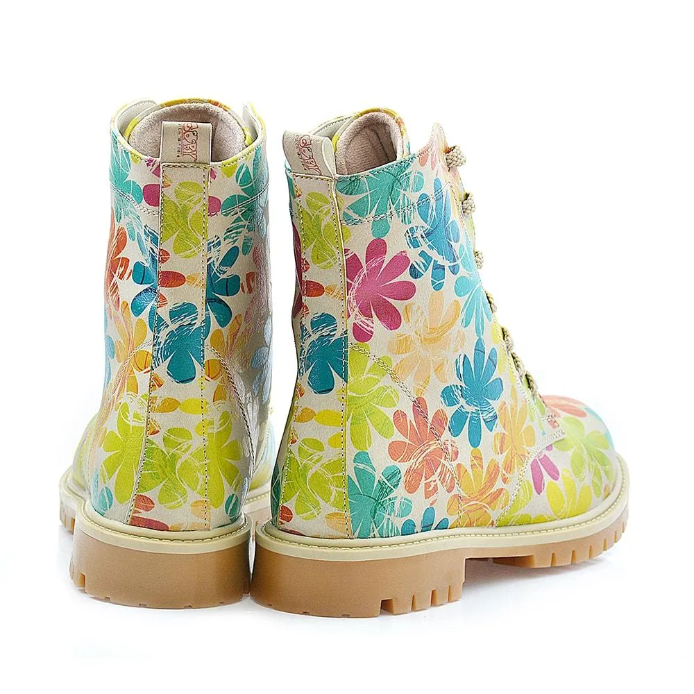 Flowers Long Boots TMB1021