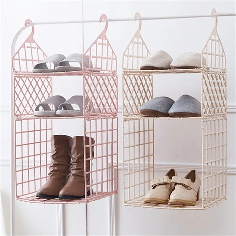 Foldable Wardrobe Multilayer Storage Rack