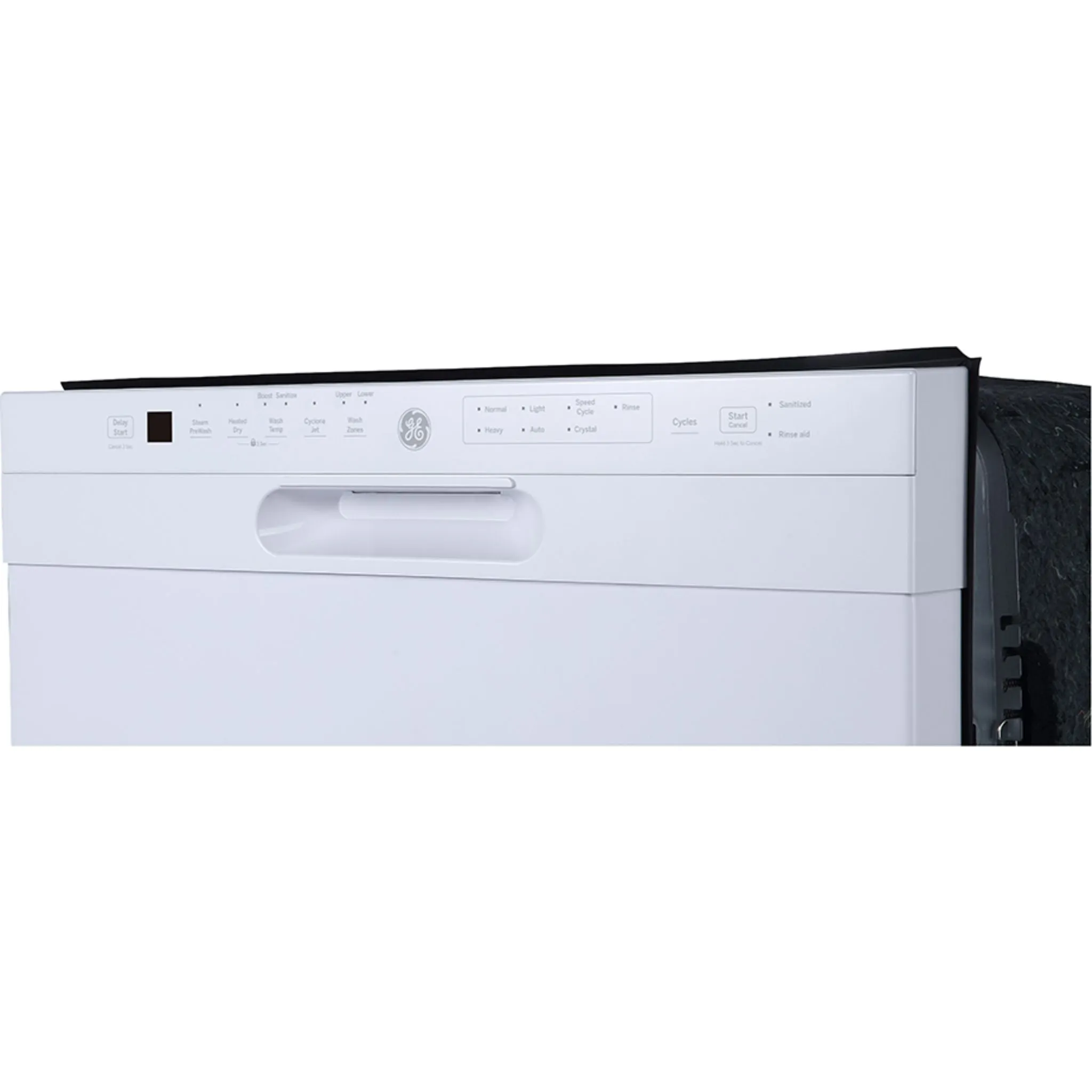 GE 24" Built-In Front Control Dishwasher with Stainless Steel Tall Tub White - GBF655SGPWW