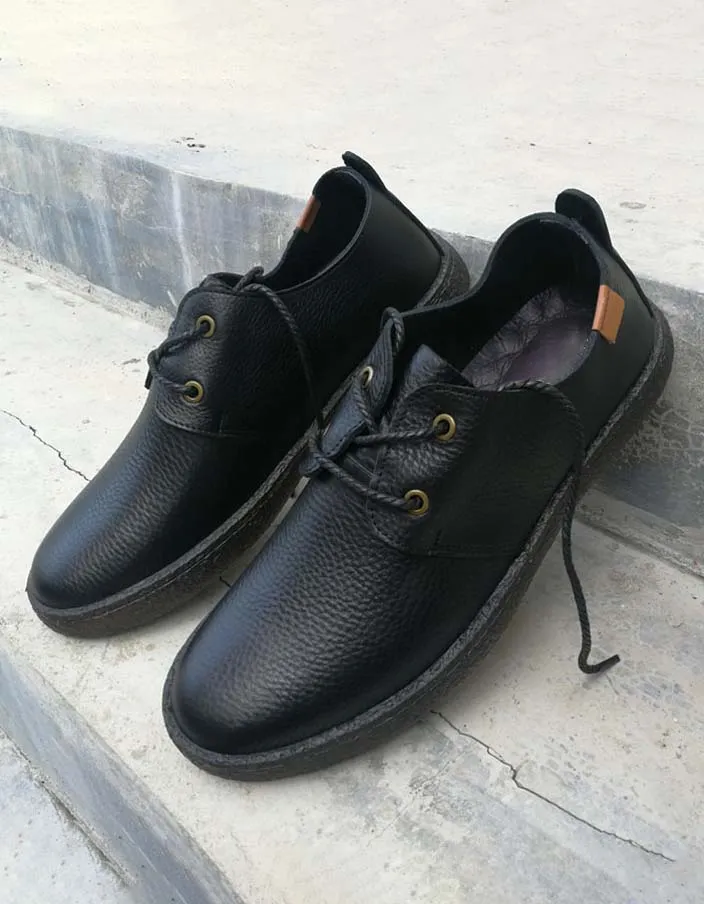 Genuine Leather Handmade Retro Men's Shoes