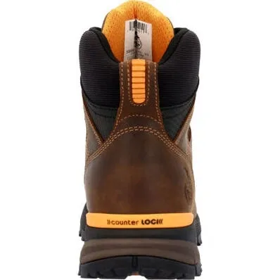 Georgia Men's TBD 6" Alloy Toe WP Slip Resist Work Boot -Brown- GB00597