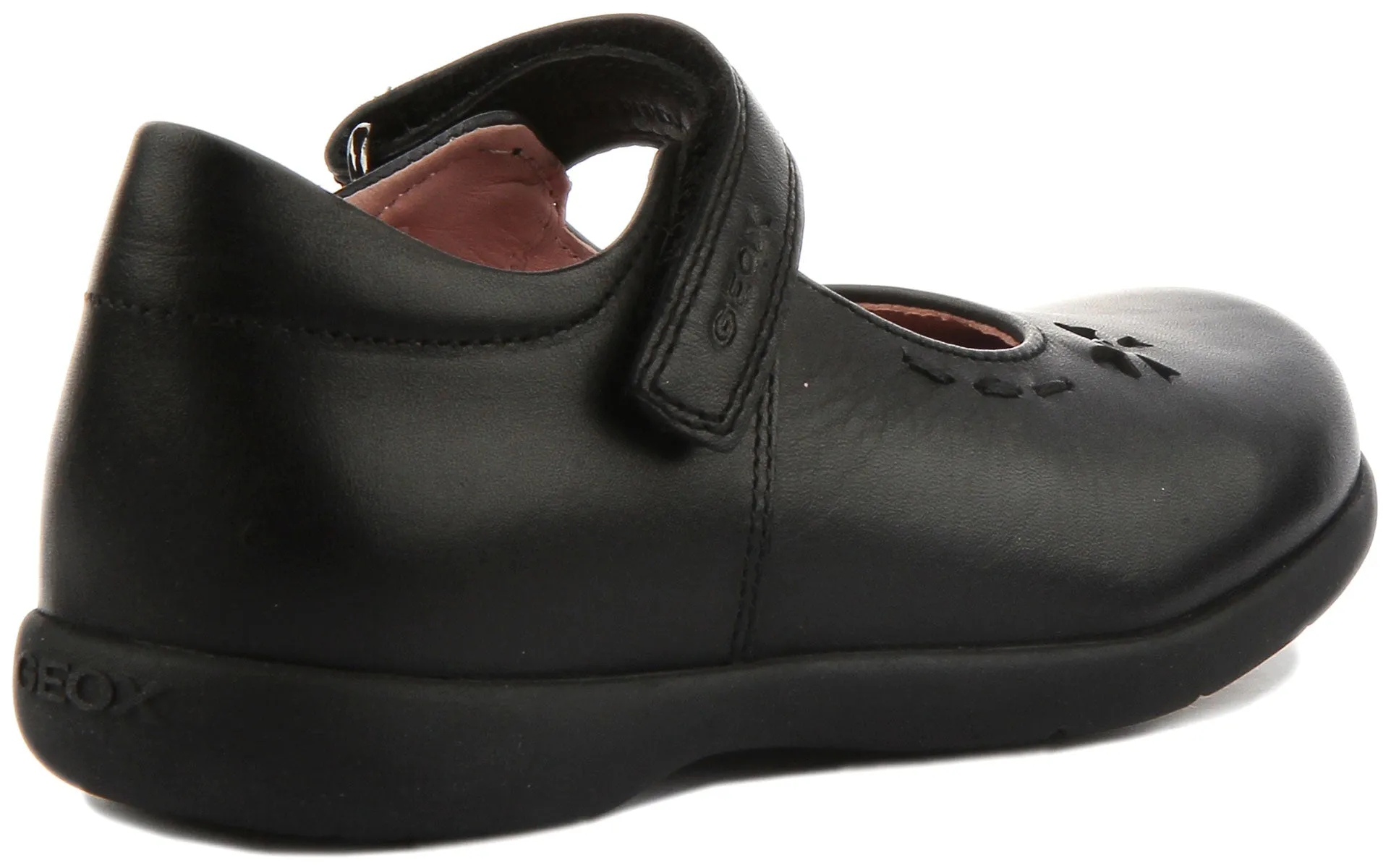 Geox Naimara Girl School Shoes In Black For Kids