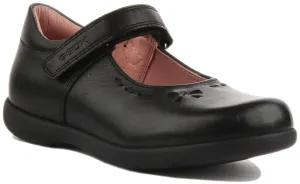 Geox Naimara Girl School Shoes In Black For Kids