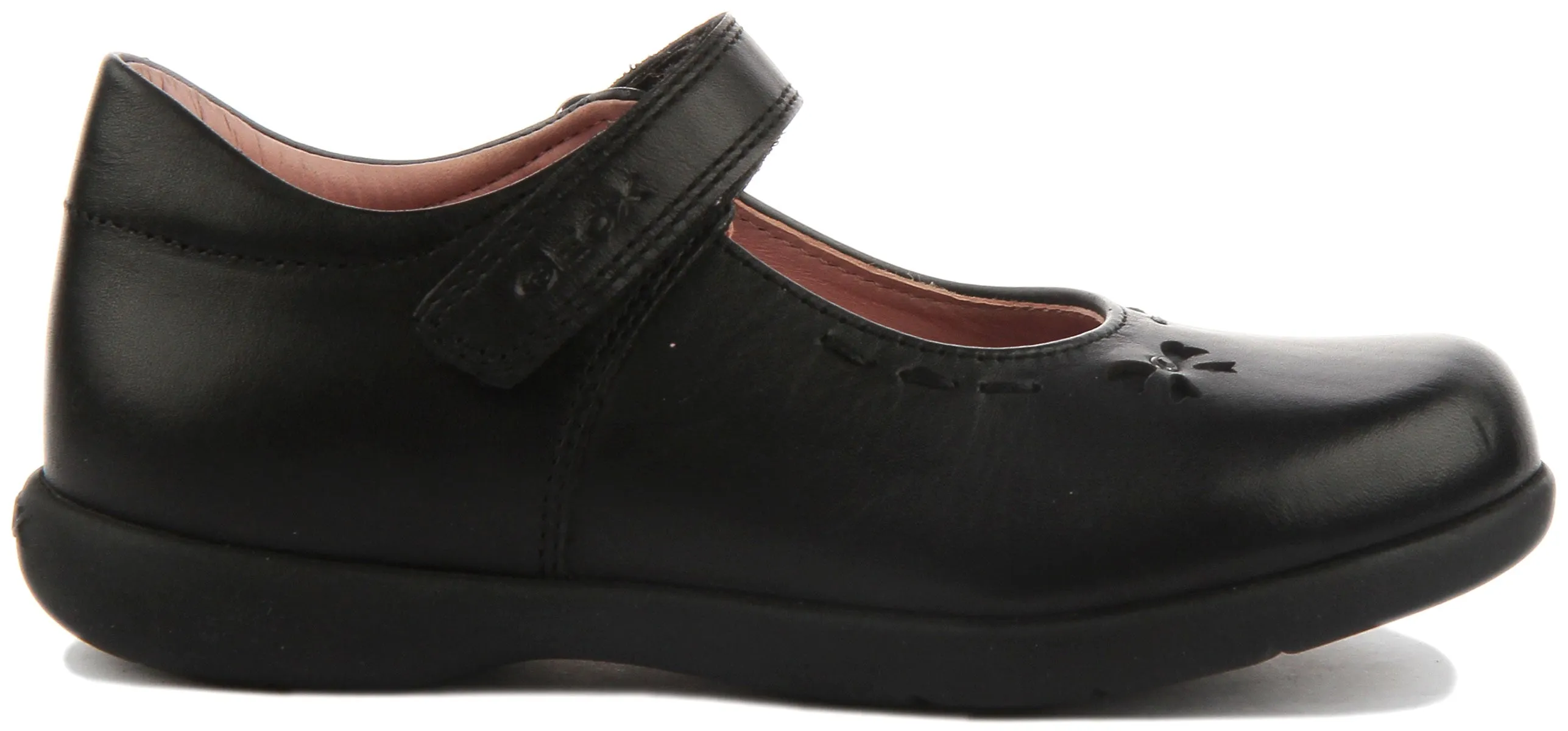 Geox Naimara Girl School Shoes In Black For Kids