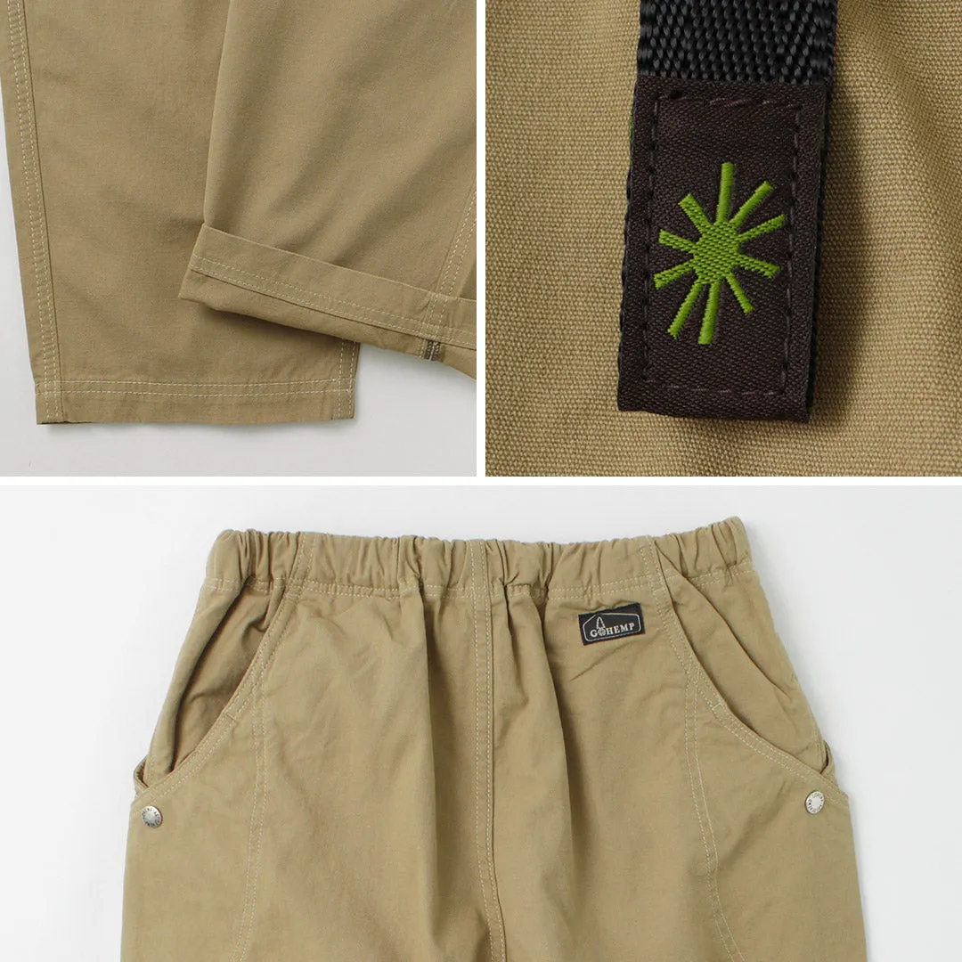 GOHEMP / Military canvas high explorer pants