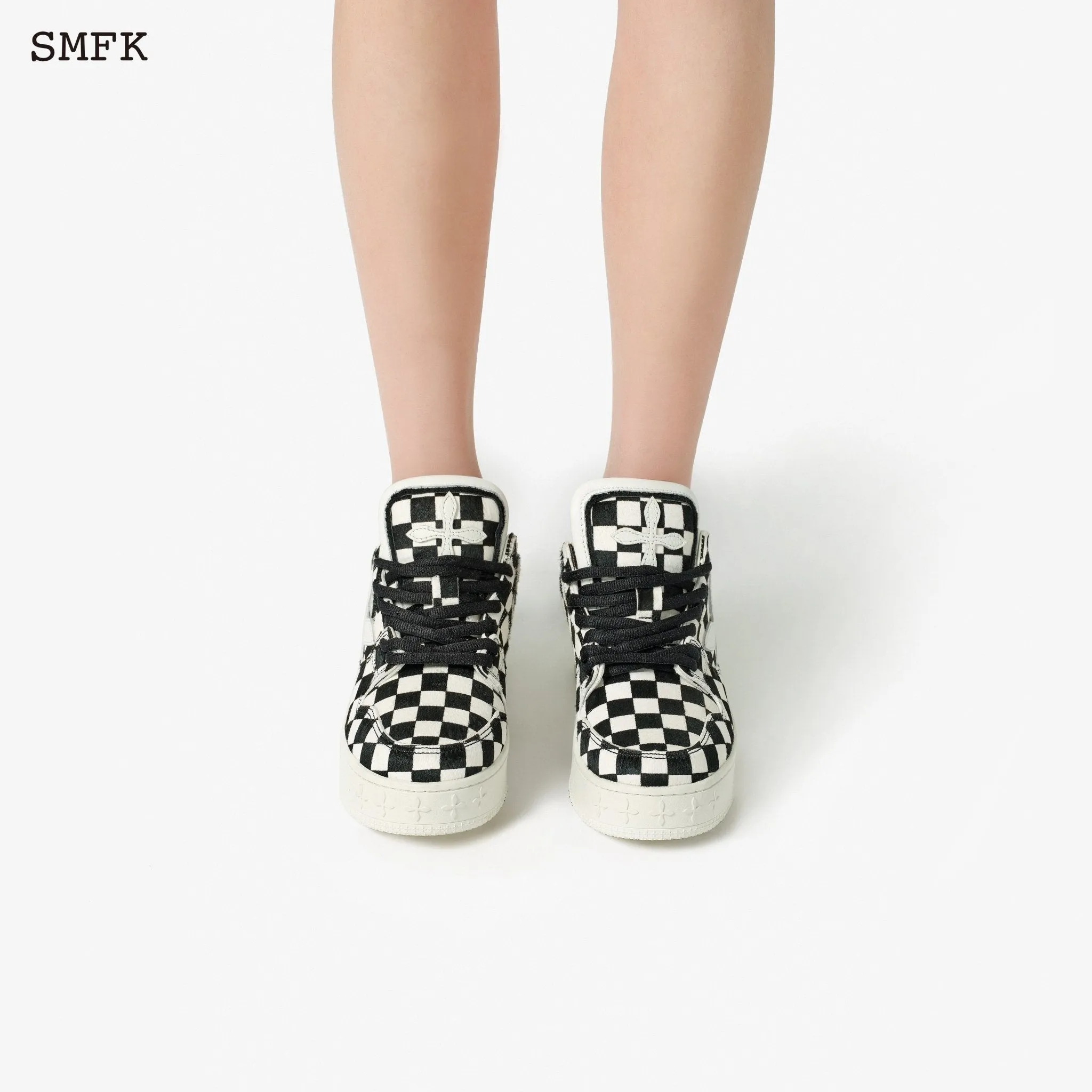 Grid Skater Sneakers