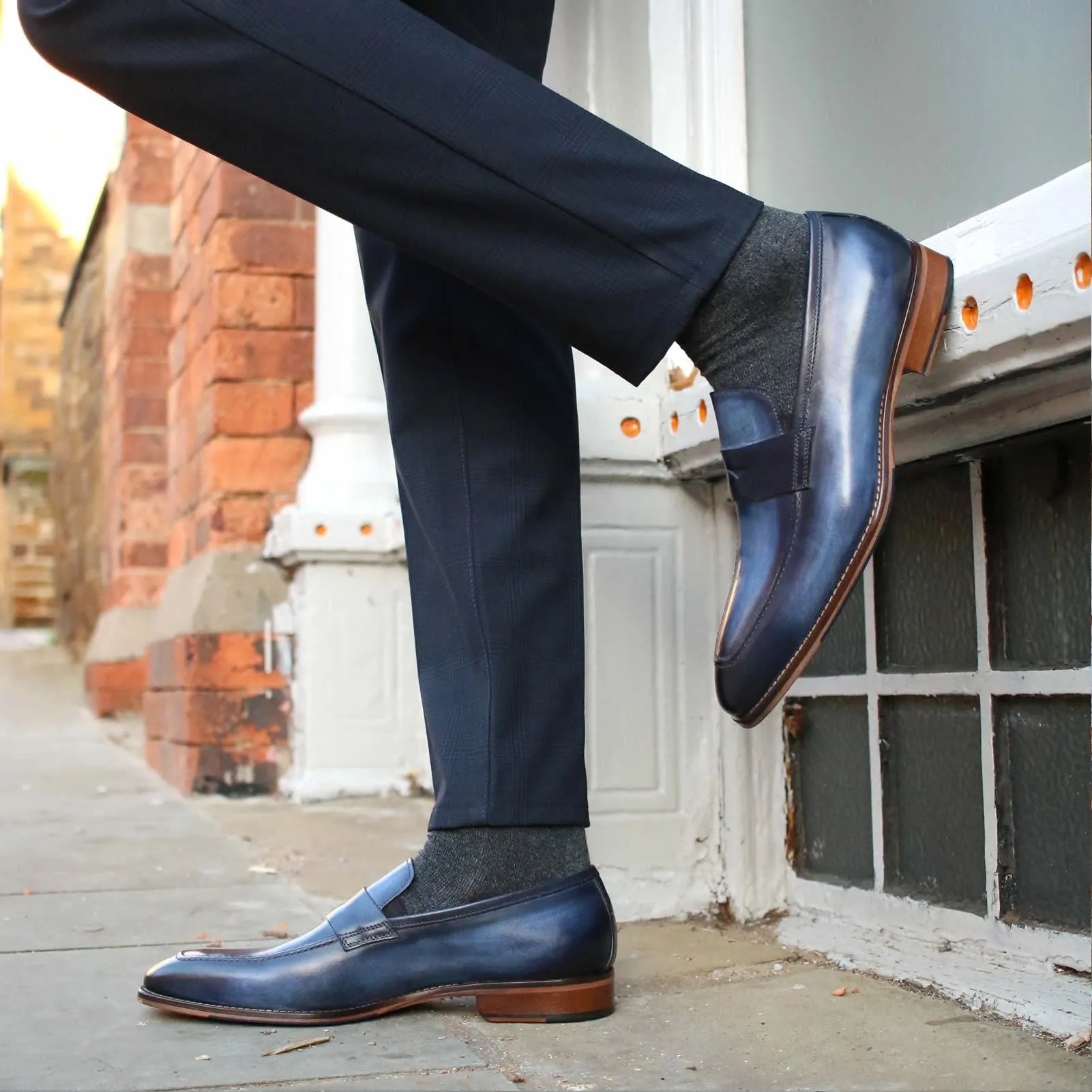 Hampton Penny Loafer Blue