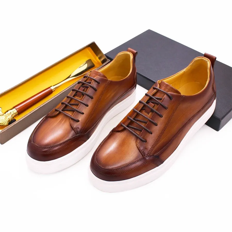 Handmade Men's Leather Casual Shoes