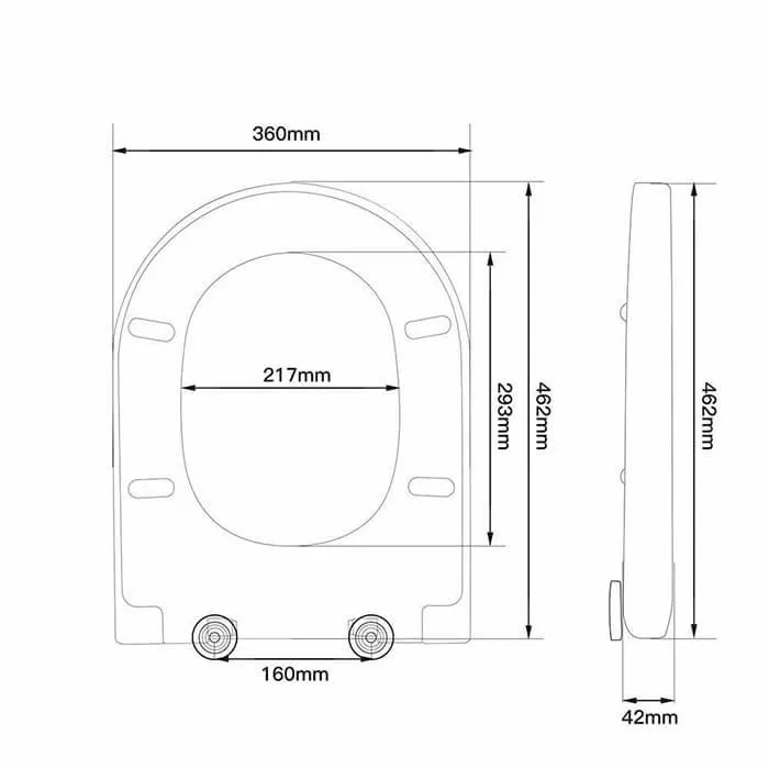 Homelody Toilet Seats with Soft-close