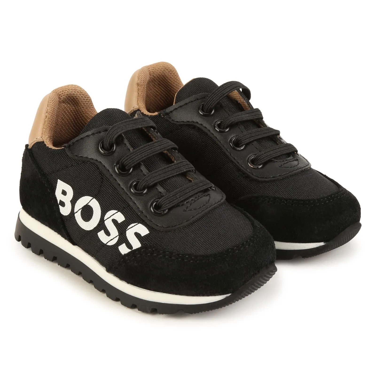 Hugo Boss Baby Boys Black Sneakers