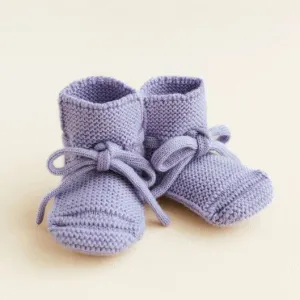 Hvid - Chaussons - Lilas||Hvid - Booties - Lilac