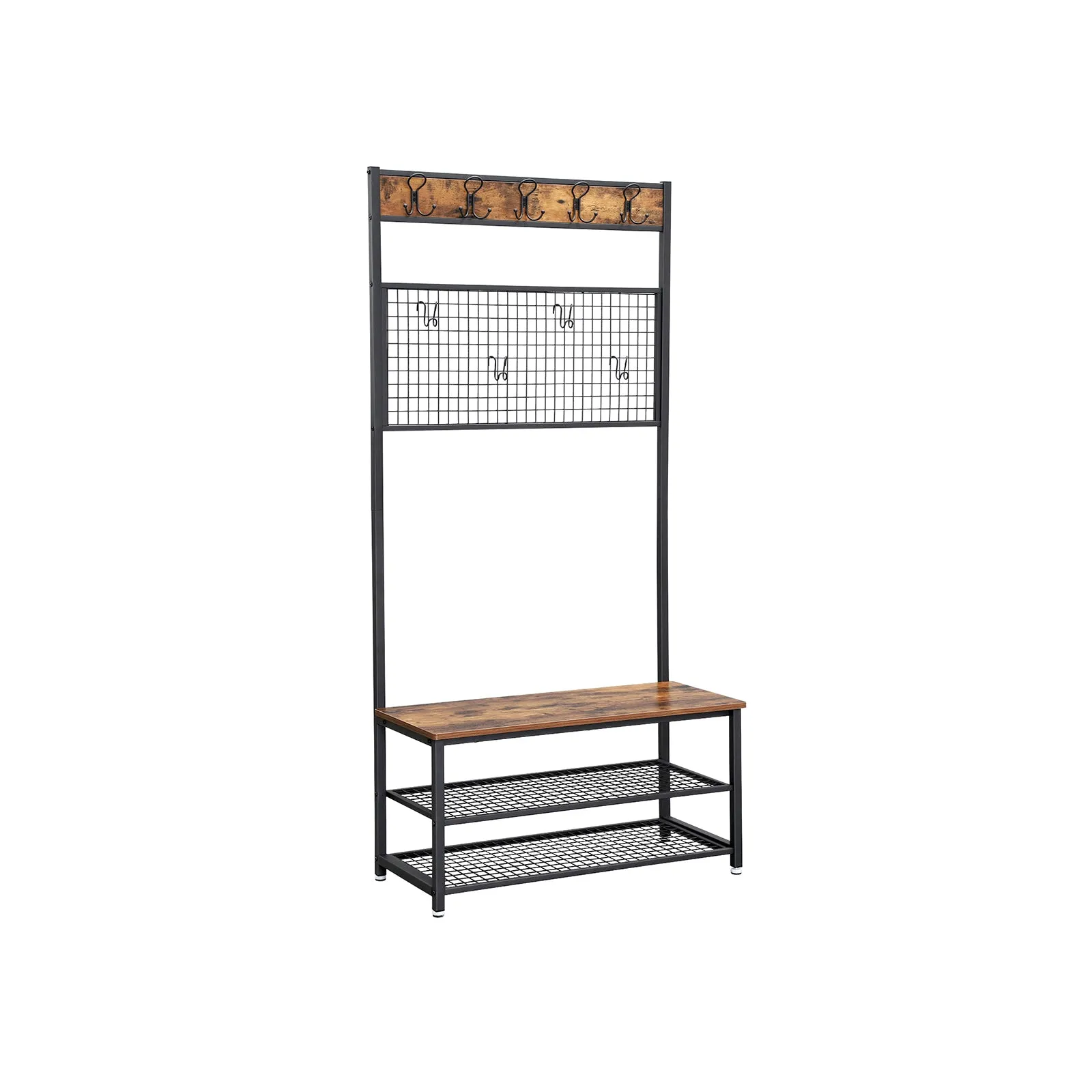 Industrial Shoe Rack Bench