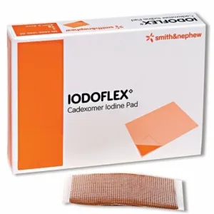 Iodoflex 17g Dressings Cadexomer Gauze with Iodine Antibacterial Wound Healing