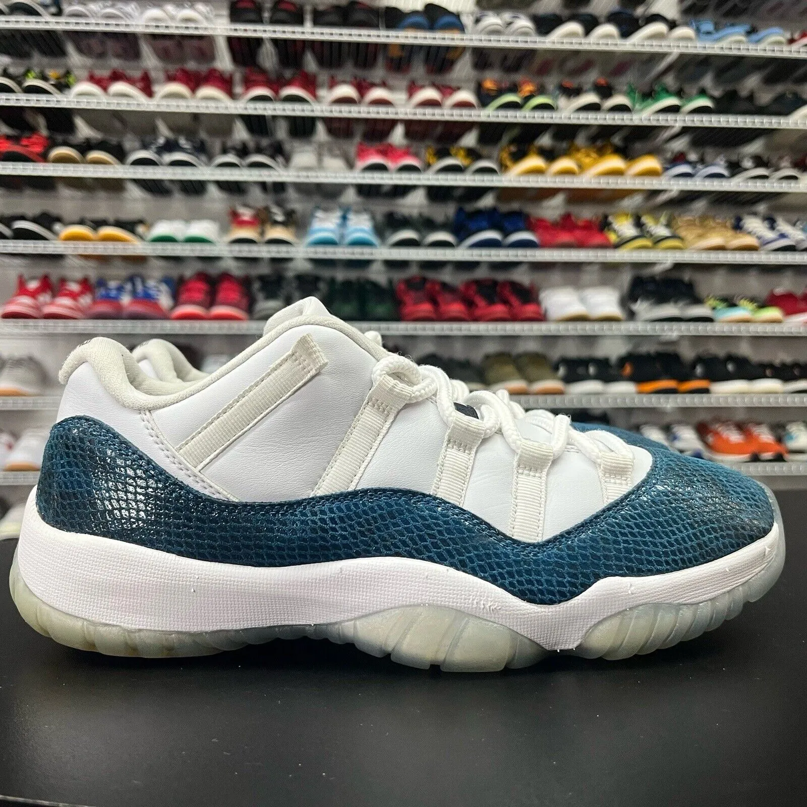 Jordan 11 Retro Low Snake Navy CD6846-102 Men's Size 9