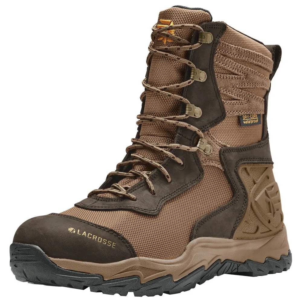 LaCrosse 513360 Windrose Waterproof Hunting Boots for Men, 13M, Brown