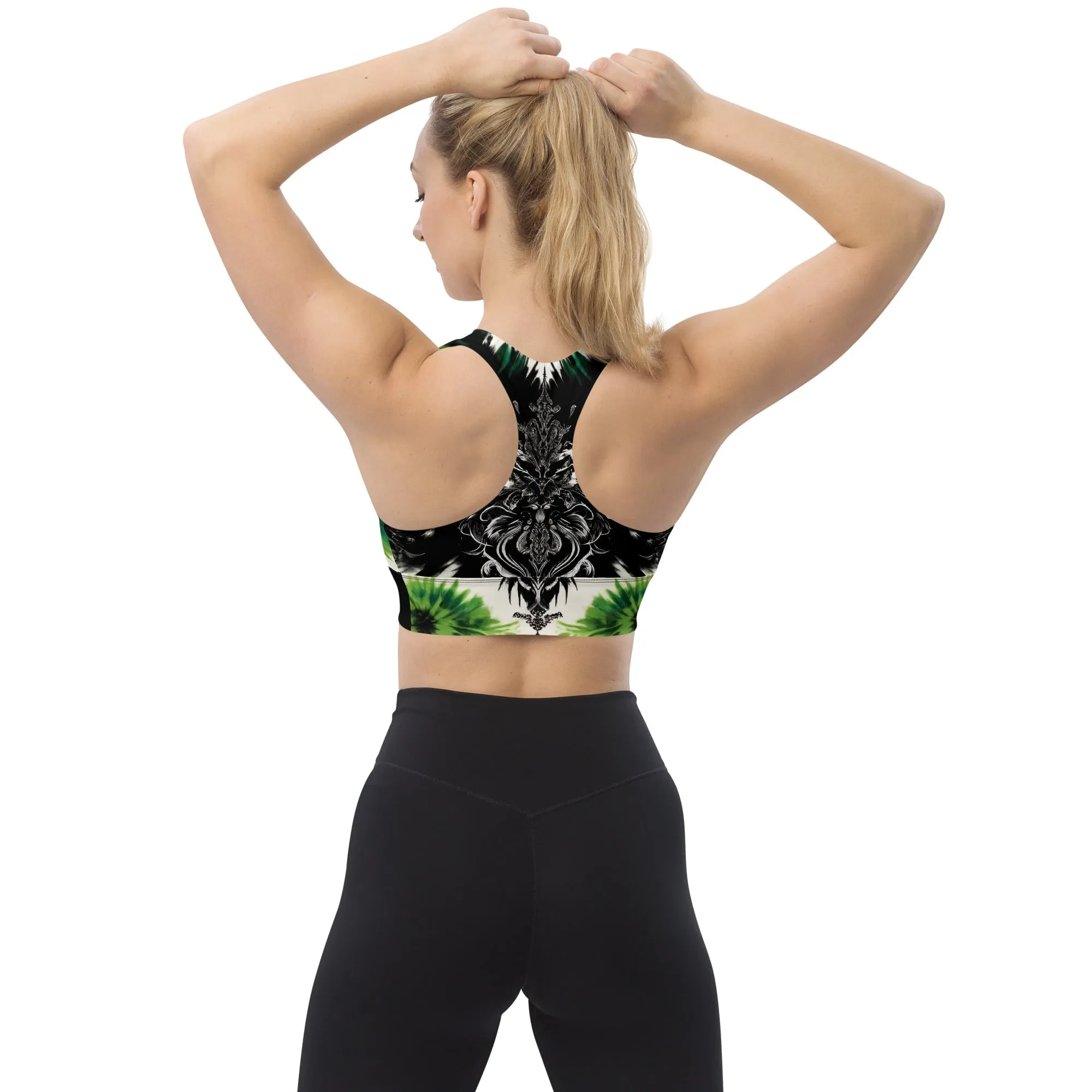 Longline Sports Bra Enchanted Emerald