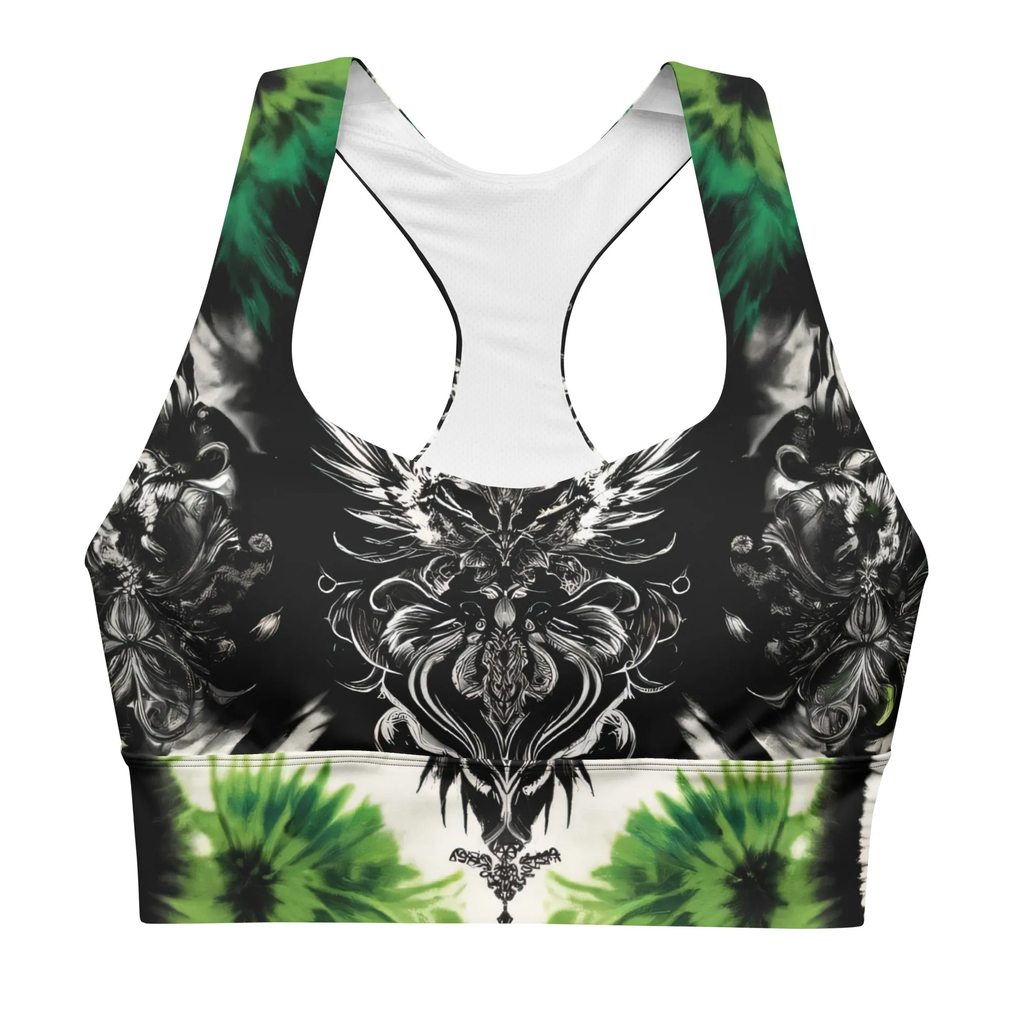 Longline Sports Bra Enchanted Emerald