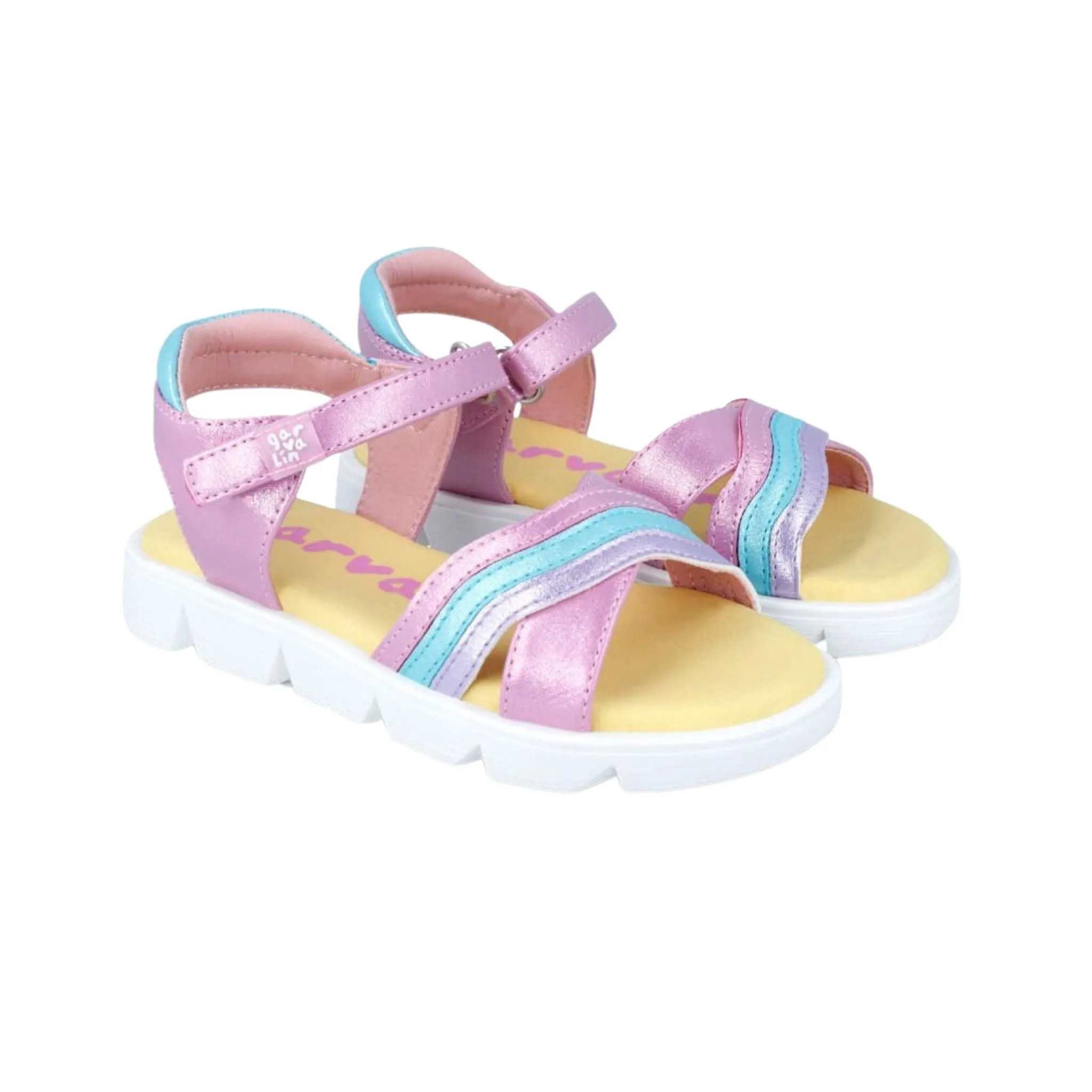 Magenta Trio Sandals