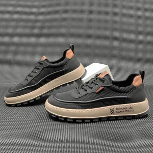 Men Fashion Breathable Canvas Casual Training Sneakers