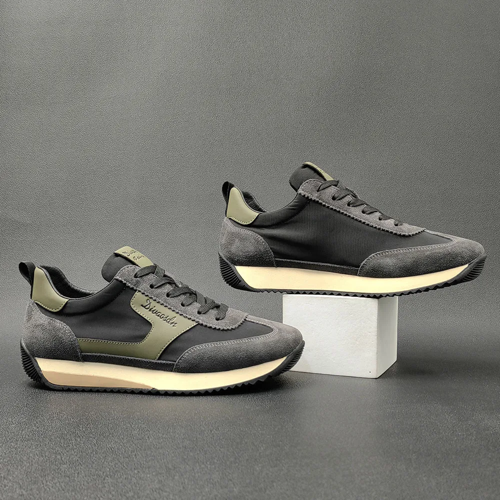 Men Fashion Suede Casual Training Sneakers