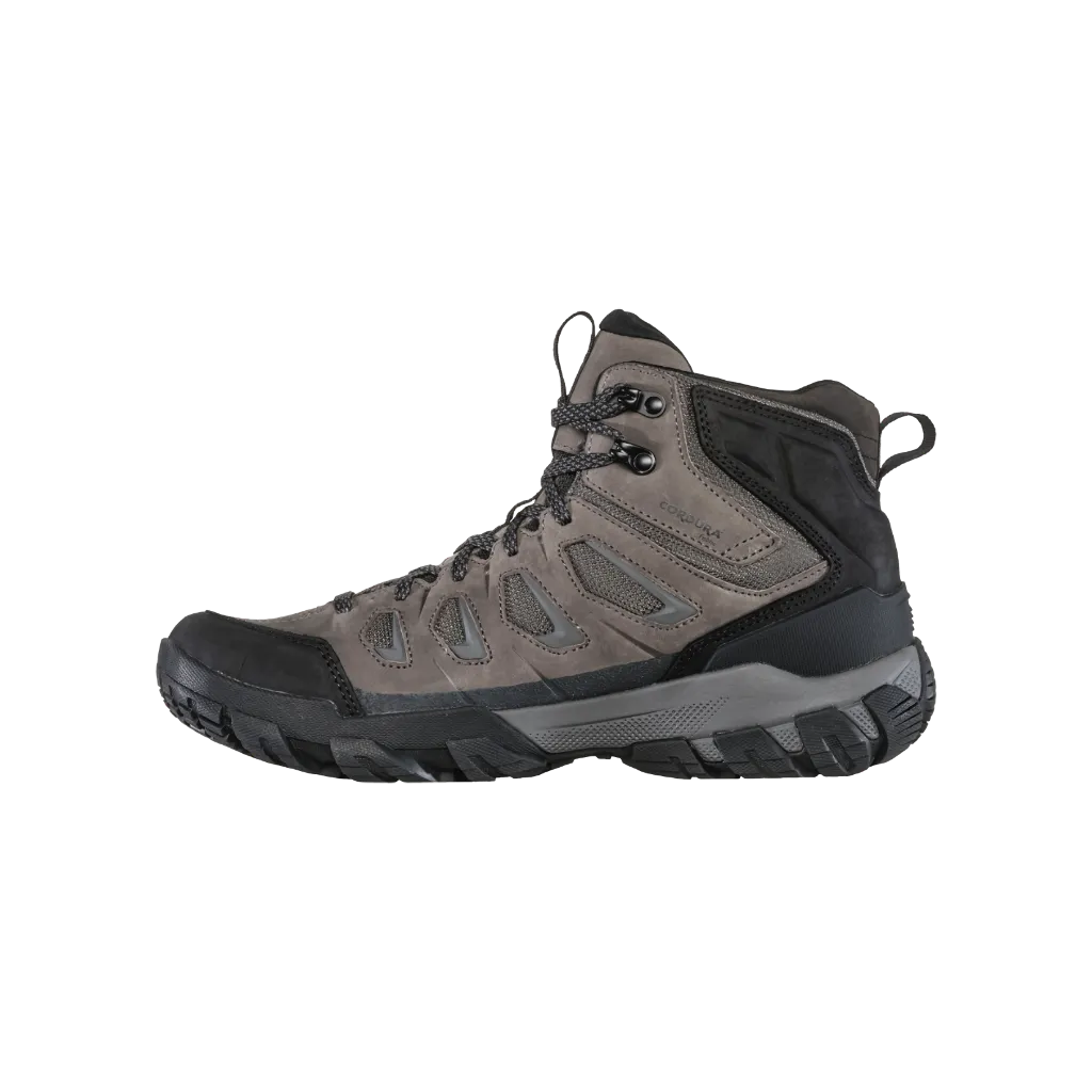 Men's Oboz Sawtooth X Mid Waterproof Color: Charcoal