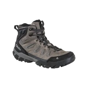 Men's Oboz Sawtooth X Mid Waterproof Color: Charcoal