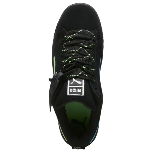 Men's Puma MAPF1 Suede XL Shoes - Black/Neon Green/Blue