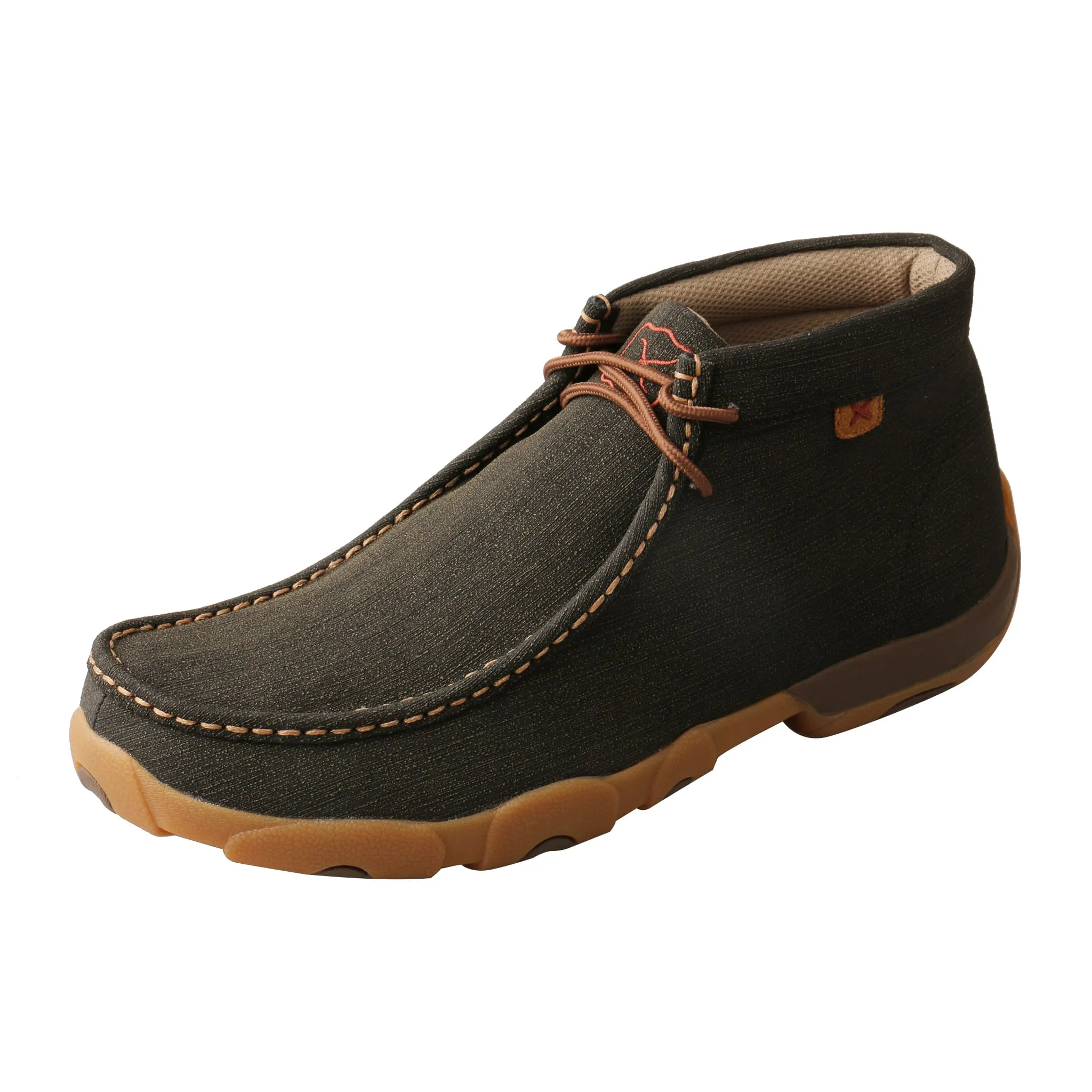 Men's Twisted X Rubberized Brown Driving Moc