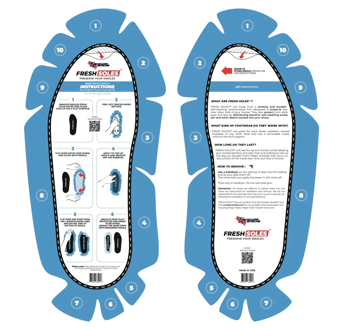 Military Grade Shields®   Fresh Soles combo pack *LIMITED TIME ONLY*