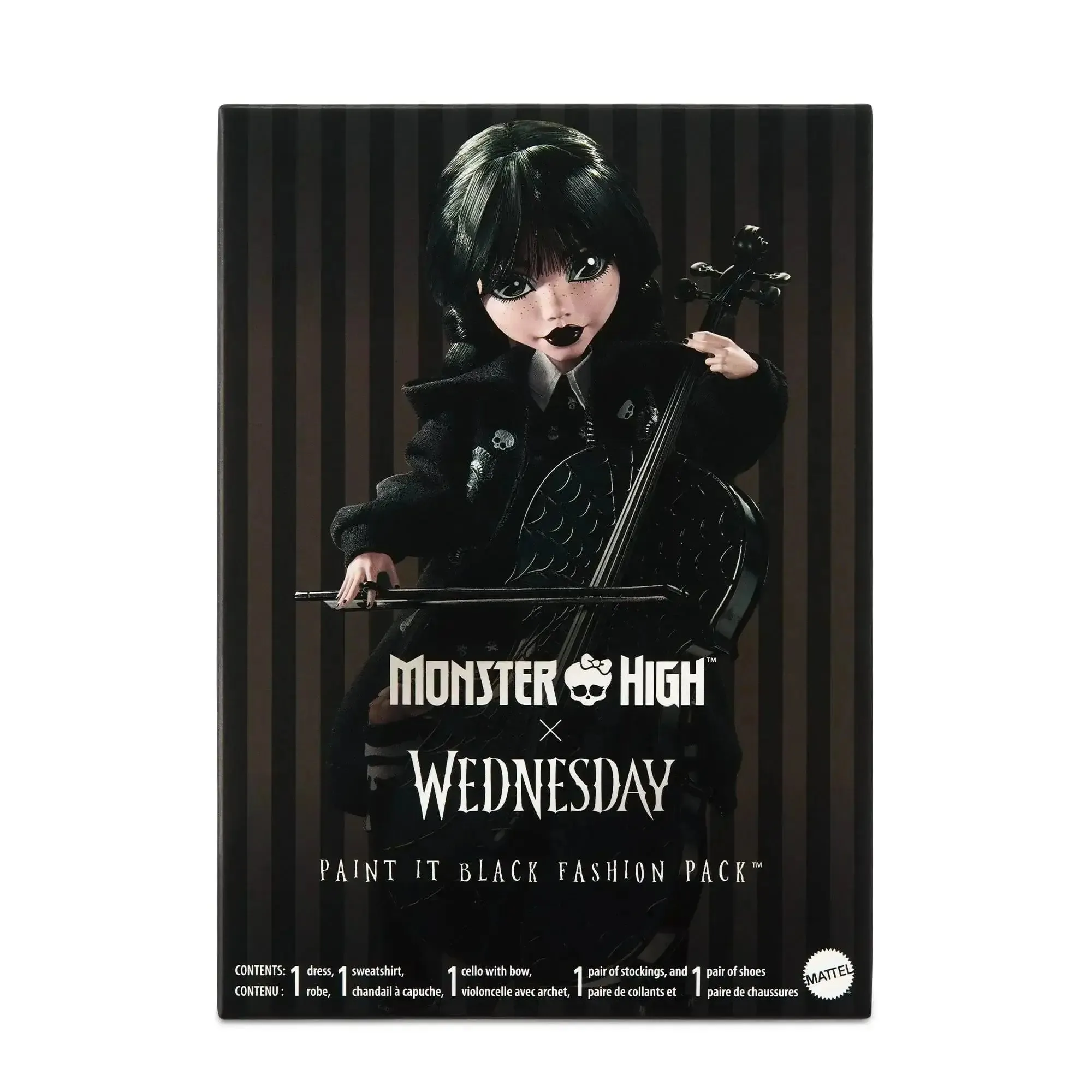 Monster High X Wednesday Collection: Exclusive Paint It Black Fashion Pack