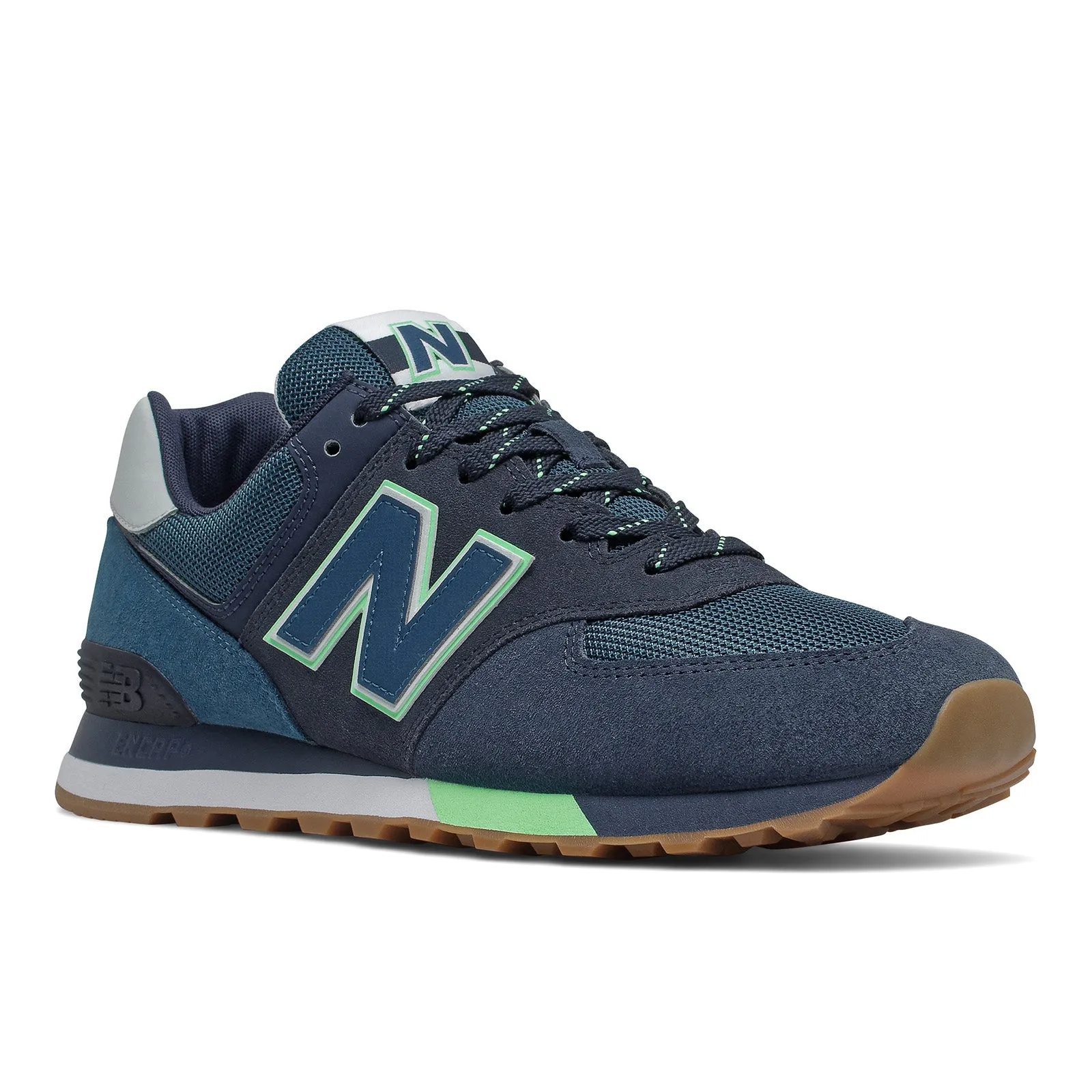 New Balance Men's 574 Shoes - Natural Indigo / Marblehead