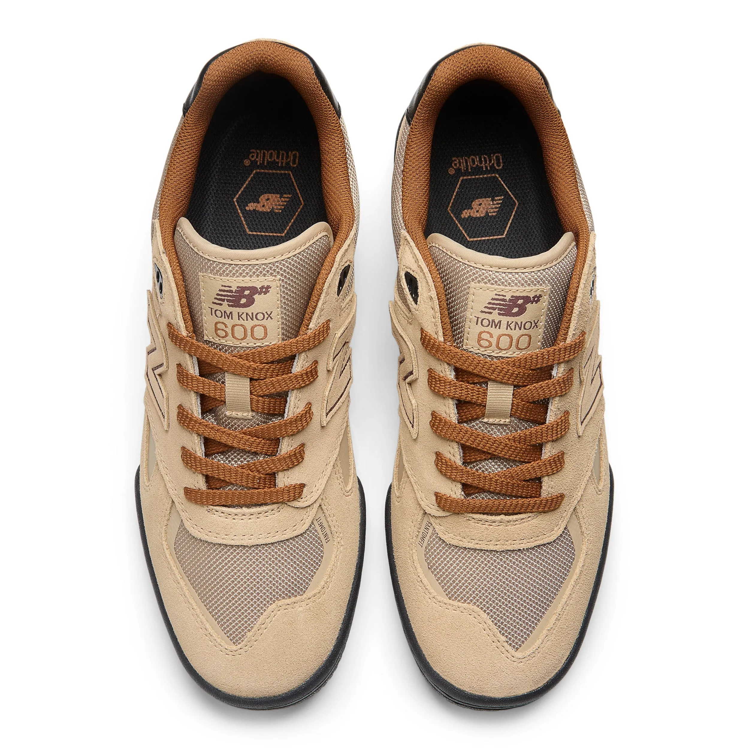 New Balance Numeric 600 Tom Knox Skateboard Shoe - Tan/Black