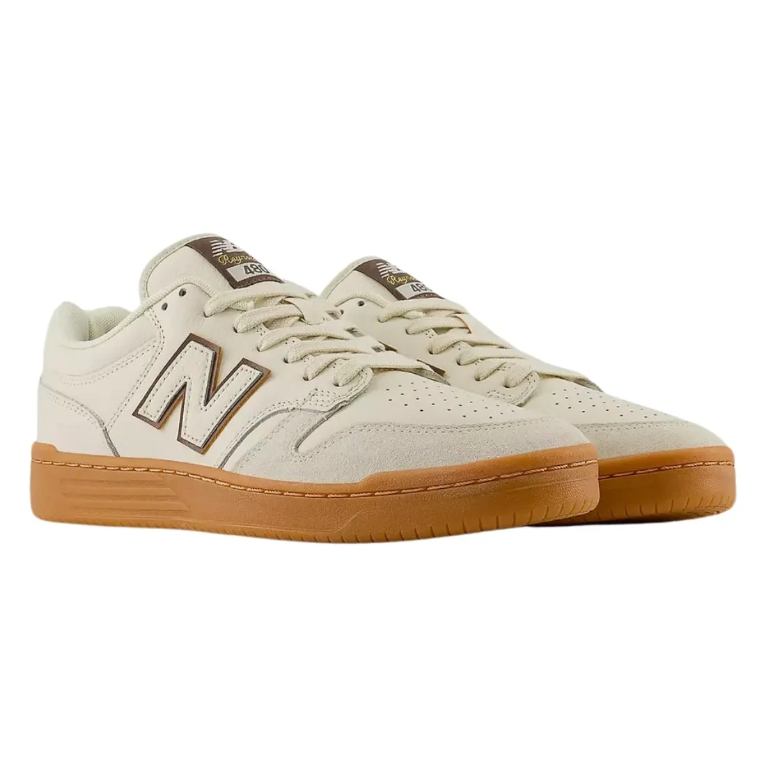 New Balance Numeric NM480 Andrew Reynolds Skate Shoes - Sea Salt/Brown Gum