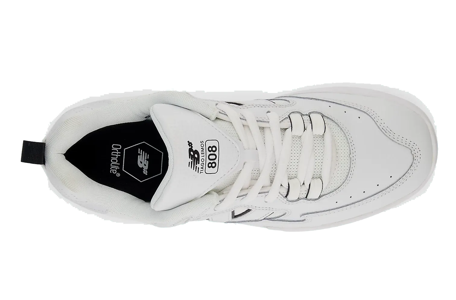 New Balance Numeric Tiago Lemos 808 Shoe, White Black