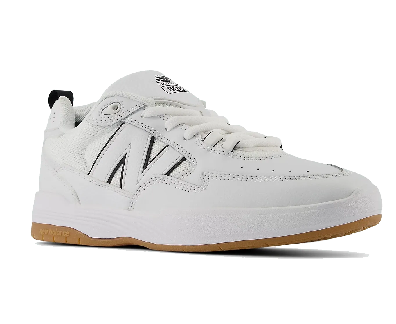 New Balance Numeric Tiago Lemos 808 Shoe, White Black