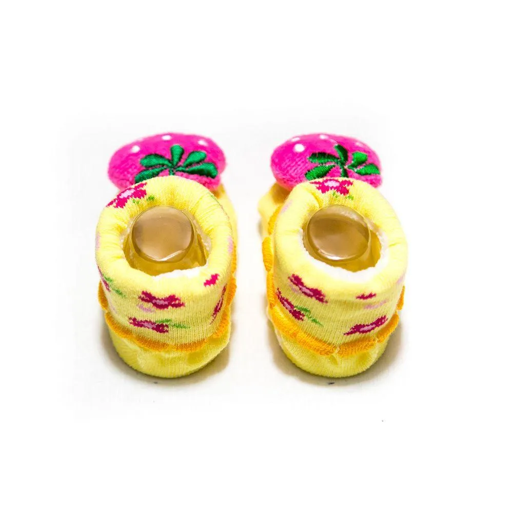 Newborn Baby Boy & Girl Shoes – 3 To 18 Months Kids – Yellow