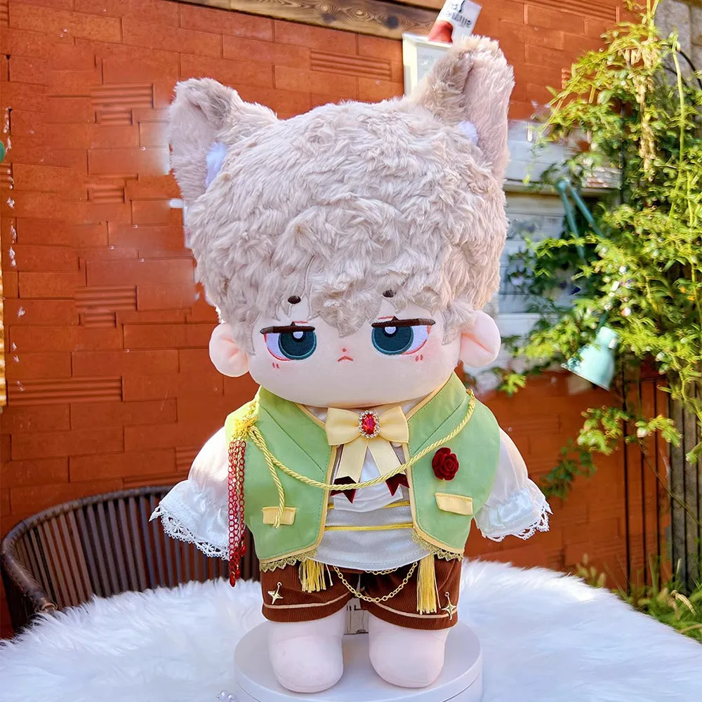 niannyyhouse 10cm 15cm 20cm 40cm Plush Doll Clothes Crown Tuxedo Shirt Shorts Bow Tie Ribbon Shoes Doll Dress Up